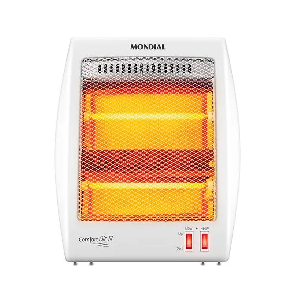 Aquecedor Doméstico Quartzo Comfort Air Iii A16 900w 127v Ref.A16127 Mondial