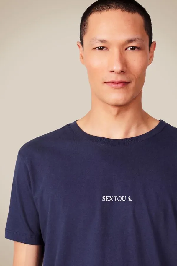 Camiseta Slim Est Sextou Marinho - M