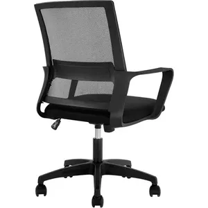 Cadeira De Escritório Com Almofada Em Nylon Bestoffice Preto A-BI