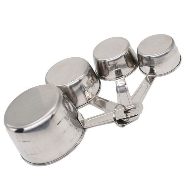 Conjunto de Colheres de Medição Aço Inoxidável Walfos, Utensílios de Cozinha para Medição de Açucar