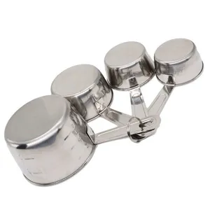 Conjunto de Colheres de Medição Aço Inoxidável Walfos, Utensílios de Cozinha para Medição de Açucar