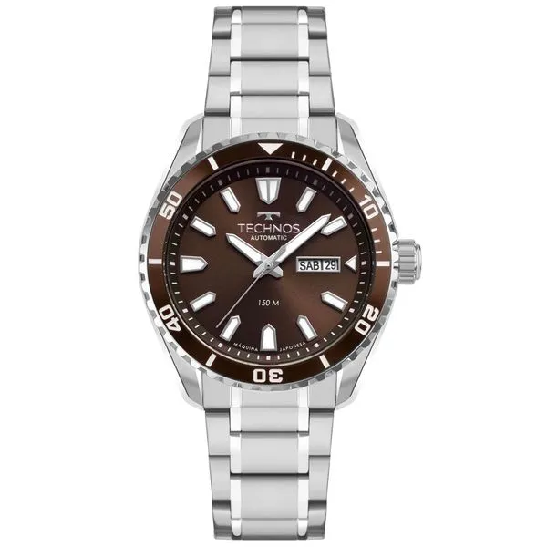 Relógio Masculino Technos Prata 8205PE/1M
