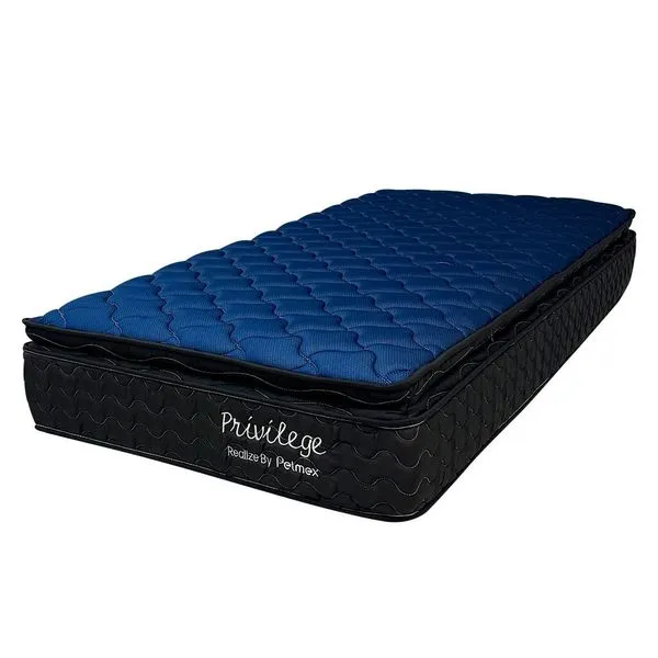 Colchão Solteiro Pelmex Molas Ensacadas Privilege 88x188x26cm (MP)