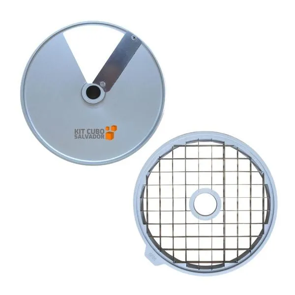 Conjunto de Discos de Corte Skymsen E14 e GC20 Pro para Processador de Alimentos PA-7 Pro Fatias 14mm e Cubos 20x20mm Conjunto de Discos de Corte Skymsen E14 e GC20 Pro para Processador PA-7 Pro Fatias 14mm e Cubos