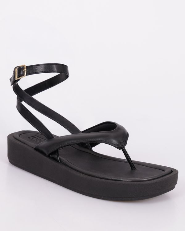Sandália Feminina Flatform Beira Rio Preta 35
