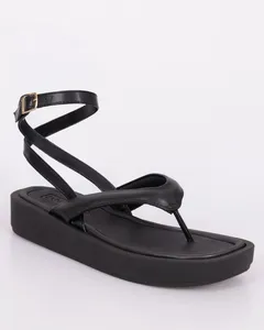 Sandália Feminina Flatform Beira Rio Preta 35