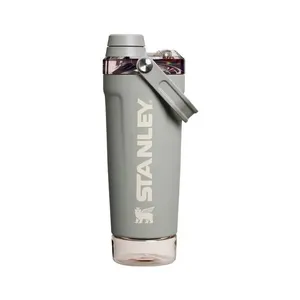 Garrafa Térmica Stanley Activate Shaker Sage Grey 591ml 8719 (MP)