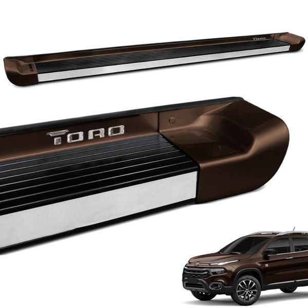Estribo Lateral Toro 2016 A 2025 Marrom Horizon Personalizado