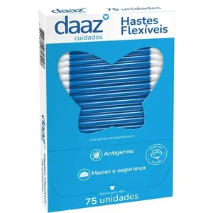 Hastes Flexíveis Daaz Tradicionais 75 Unidades