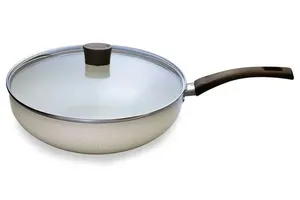 Frigideira Wok Multiflon Ekó 28?cm com Tampa