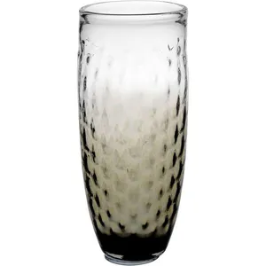 Vaso Decorativo Enfeite Casa Vidro 64x26x26cm Marrom