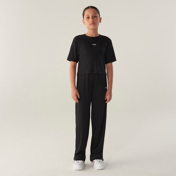 Calça Fila Wide Essentials Canelada Juvenil 12