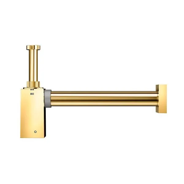 Sifão Para Lavatório Docol Square 90006360043 Ouro Polido