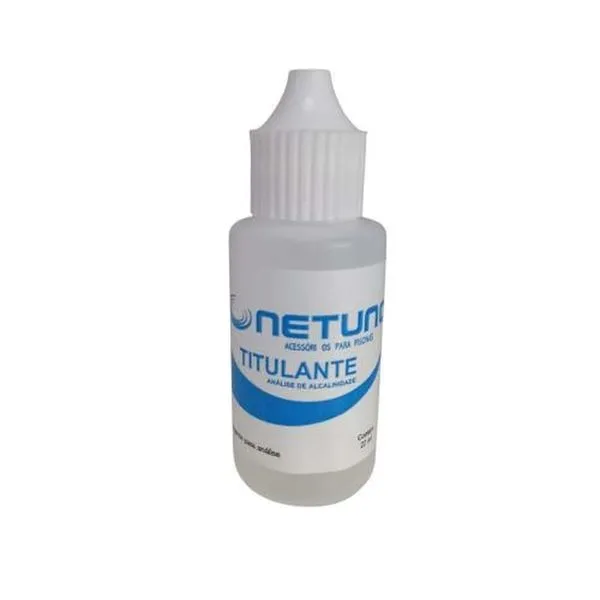 Titulante de Alcalinidade Solução 2 Netuno 26531 para Análise e Equilíbrio da Água da Piscina Titulante de Alcalinidade Solução 2 Netuno 26531 para Ajuste da Alcalinidade da Água da Piscina
