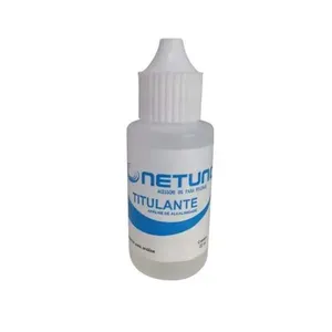 Titulante de Alcalinidade Solução 2 Netuno 26531 para Análise e Equilíbrio da Água da Piscina Titulante de Alcalinidade Solução 2 Netuno 26531 para Ajuste da Alcalinidade da Água da Piscina