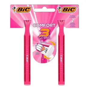 Aparelho de Barbear Bic Comfort 3 Pink 2 Unidades
