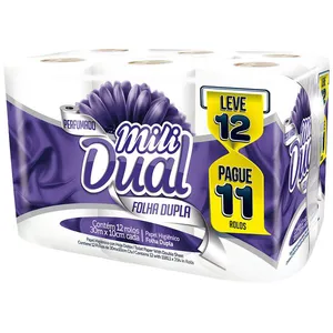Papel Higiênico Mili Dual Folha Dupla Perfumado 30m Pacote Leve 12 Pague 11