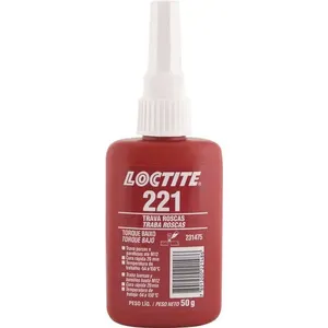 Adesivo anaeróbico para travamento de rosca 221 50 g - LOCTITE