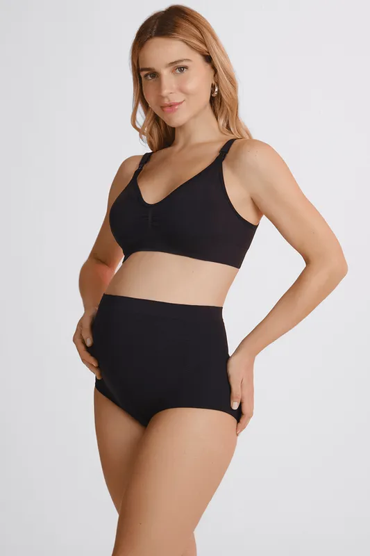 Sutiã de Amamentação Feminino Lupo Tamanho: Gg | Cor: Preto