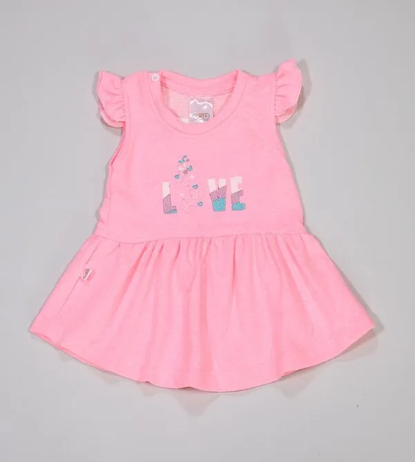 Vestido Malha Love - 5671 Rosa - 1