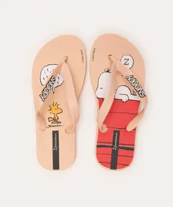chinelo infantil snoopy ipanema bege 27-28