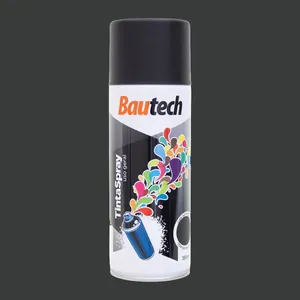 Tinta Spray Uso Geral Fosco 350ml Bautech Tinta Spray Uso Geral Fosco Preto 350ml Bautech
