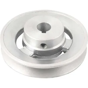 Polia Alumínio 100mm A 1 com Furo 5/8" - 15,9mm - VONDER