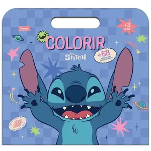 Maleta Folhas Para Colorir Stitch