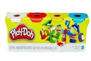 Kit 4 Potes De Massinha Play-Doh Lr/Rs/Li/Rx Play Doh E4869