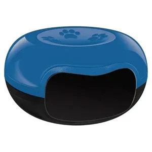 Casa para Gato Mec Pet Donut Cat Home Black e Azul (MP)