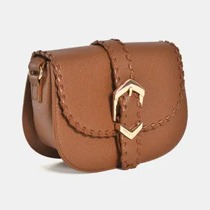 Bolsa Crossbody média Caramelo B1-340-01 U