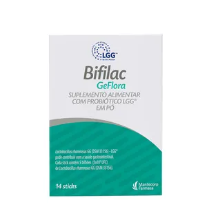 Suplemento Alimentar Bifilac Geflora com Probiótico LGG em Pó 14 Sticks