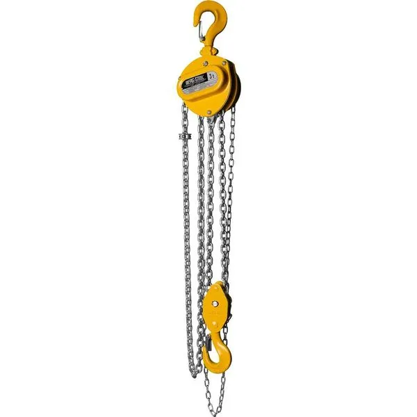 Talha Manual 3 Toneladas Corrente com 5 metros Compacta NT-8 BERG-STEEL
