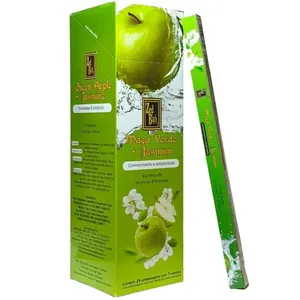 Incenso De Maça Verde E Jasmim Zed Black Caixa Com 25 Pacotes (MP)