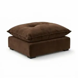 Cama Puff para Pet Black House Decor Cachorro e Gato Suede Marrom 55cm X 40cm X 20cm 1 Unidade Cama Puff para Pet Black House Decor Cachorro e Gato Suede Marrom 1 Unidade