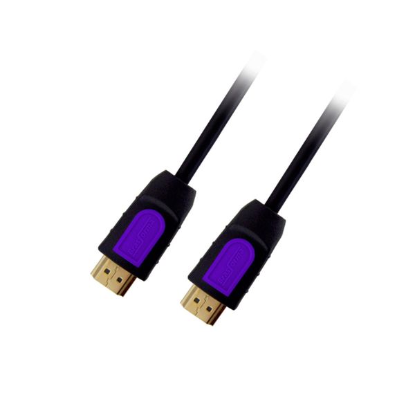 Cabo HDMI 2.0 de 5m com organizador preto HDMI6005 Brasforma