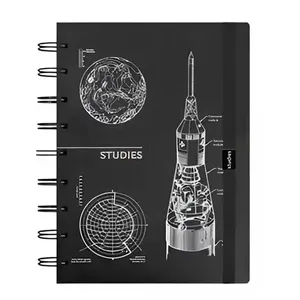 Caderno Rocket Studies Médio 240X180MM (MP)