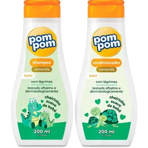 Kit Pom Pom Shampoo + Condicionador Camumila 200ml
