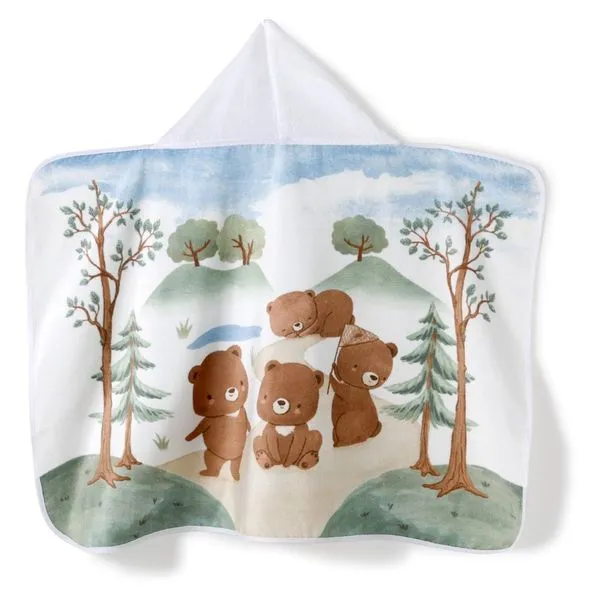 Toalha De Banho Com Capuz Dohler Velour Teddy 90x70cm (MP)