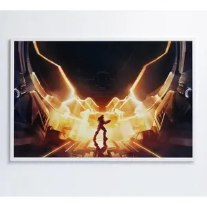 Quadro Jogo Halo 120x80 Cm Tecido Canvas