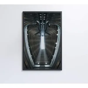 Quadro Arquitetura Oval 60x90 Cm Adesivo Fotográfico
