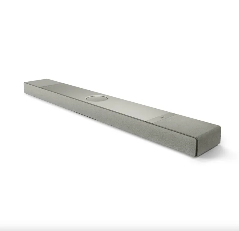 KEF XIO Soundbar Dolby Atmos e áudio espacial 5.1.2 ( Silver Grey )