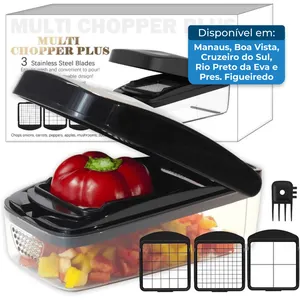 Cortador de Legumes Idea Com Recipiente A-BI