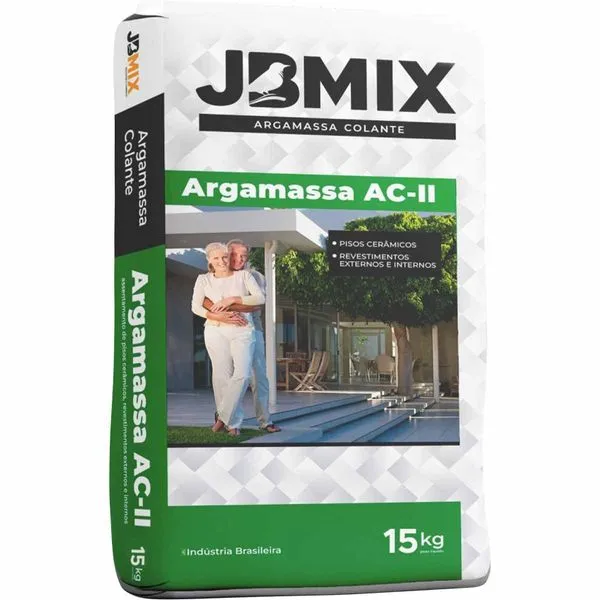 Argamassa Cimentcola Externo ACII Embalagem Plástica João de Barro 15kg Cinza (MP)