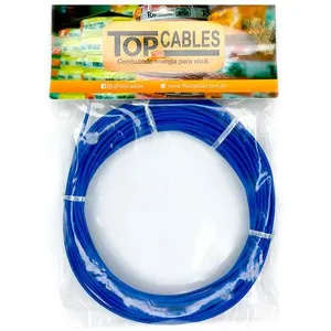 Cabo Elétrico 6mm 10 Metros Top Cables Azul (MP)