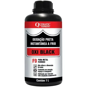 Oxi Black F9 Oxidação Preta A Frio 1 Litro - Ca1 - Tapmatic Oxi-black F9 1lt Frasco Tapmatic Ca1