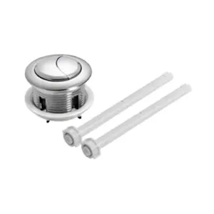 Botão de Acionamento Dual Superior para Caixa Acoplada com Economia de Água e Descarga Parcial Ou Total Pádova Botão de Acionamento Dual Superior para Caixa Acoplada com Duas Opções de Volume de Água Pádova