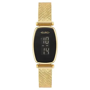 Relógio Euro Feminino Fashion Fit Glam Dourado - EUJHS43AAB/4D Relógio Euro Feminino Ff Glam Dourado - EUJHS43AAB/4D