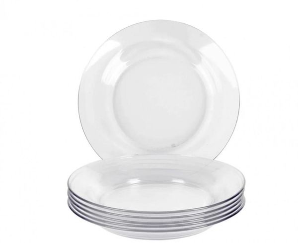 Kit 10 Pratos Fundo Astral Vidro Resistente Duralex - Nadir