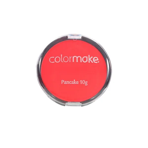 Pancake Color Make Vermelho 10g - Maquiagem Artística